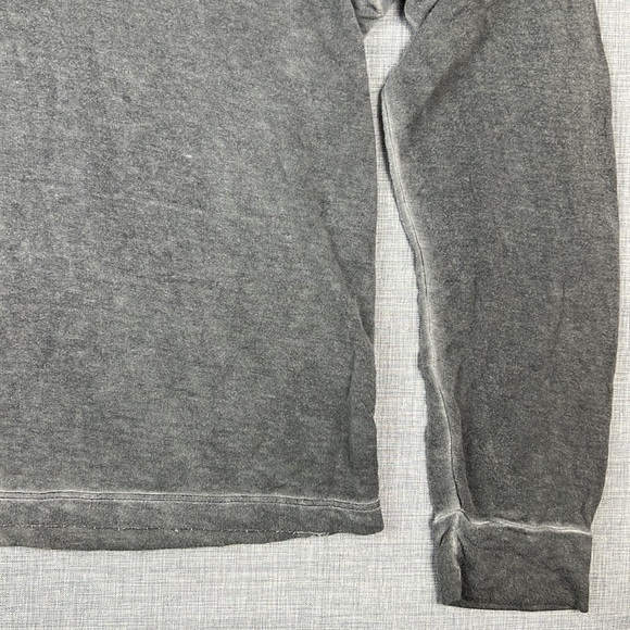 Hippie Rose Washed Charcoal Gray Hoodie Juniors Size Medium - Picture 4 of 5